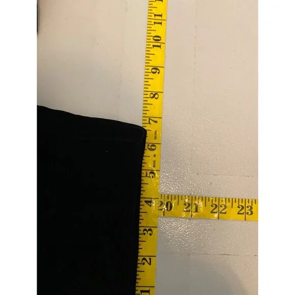 Vintage Lord & Taylor Black Velvet High-Waisted Pants USA Size 6 - Picture 8 of 8